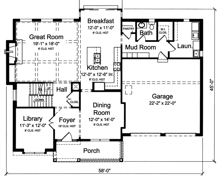 Main Floor Plan: 23-495