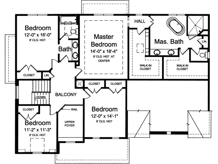 Upper/Second Floor Plan: 23-495