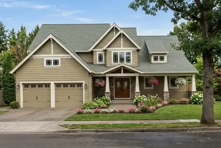 Craftsman house plans 23-496 - front exterior, 3,250 sq ft, 4 bed, 3 bath house plans | Monster House Plans
