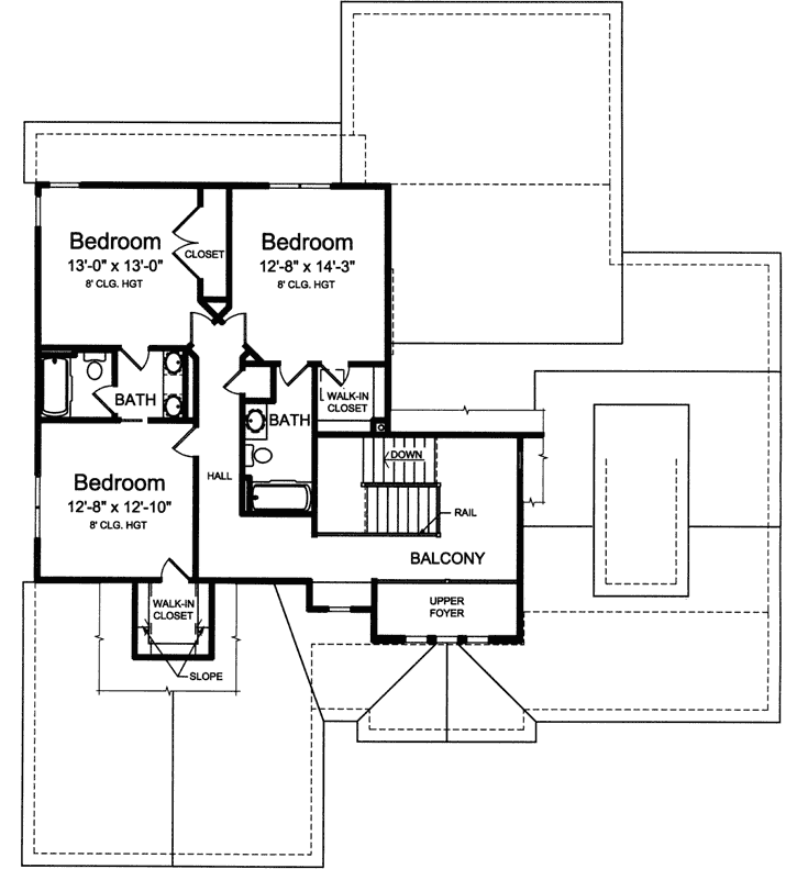 Upper/Second Floor Plan: 23-496
