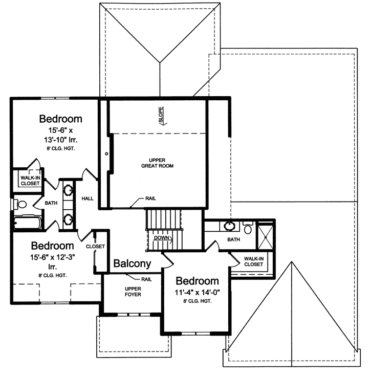 Upper/Second Floor Plan: 23-499