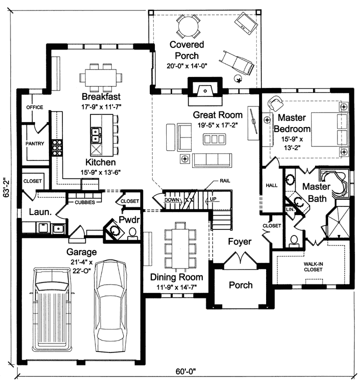Main Floor Plan: 23-500