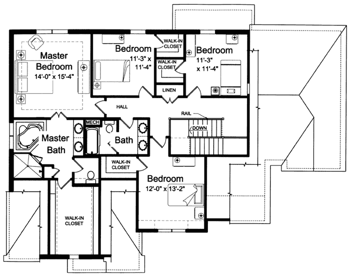 Upper/Second Floor Plan: 23-501