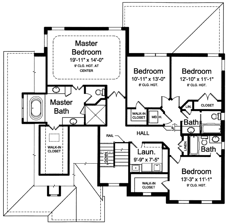 Upper/Second Floor Plan: 23-502