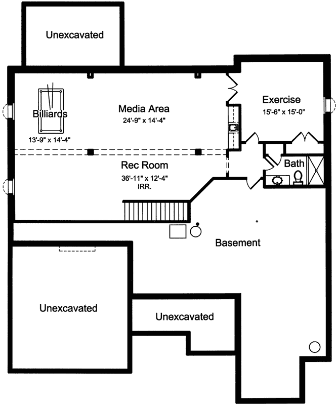 Lower Floor Plan: 23-503