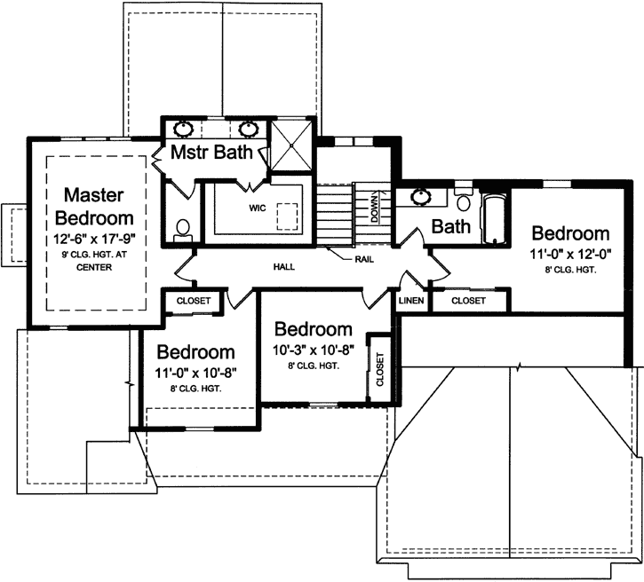 Upper/Second Floor Plan: 23-504