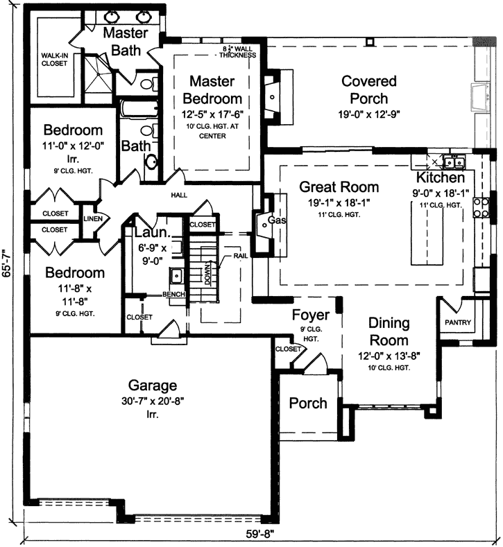 Main Floor Plan: 23-505