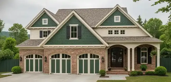 Cottage house plans 23-506 - front exterior, 2,600 sq ft, 4 bed, 2 bath house plans | Monster House Plans
