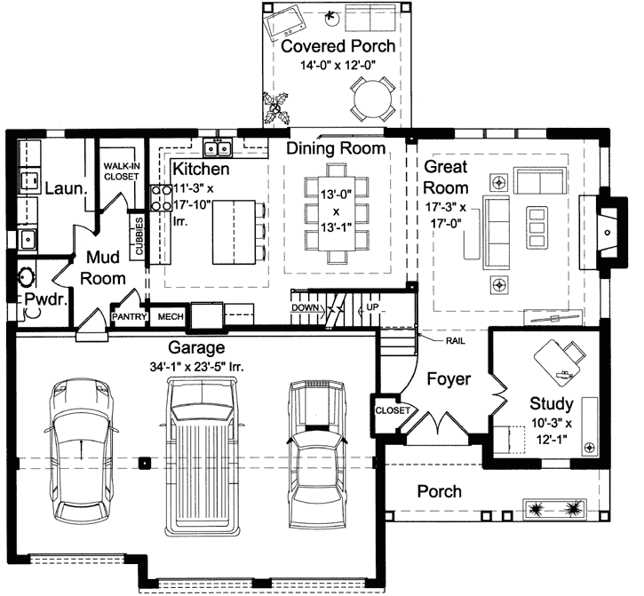 Main Floor Plan: 23-506