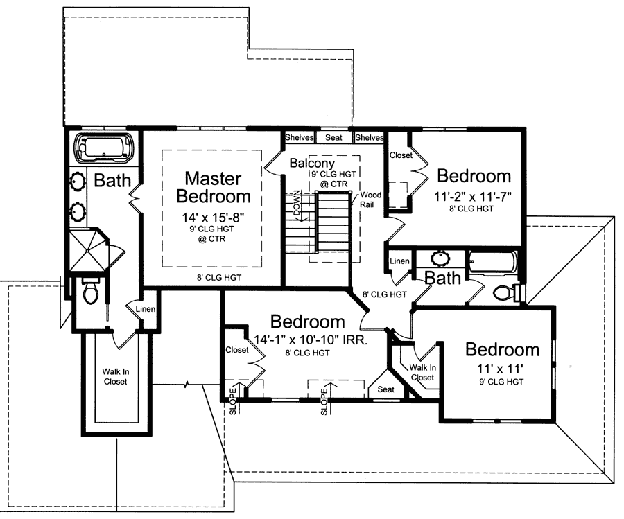 Upper/Second Floor Plan: 23-510