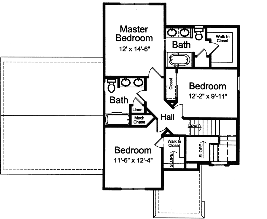 Upper/Second Floor Plan: 23-514
