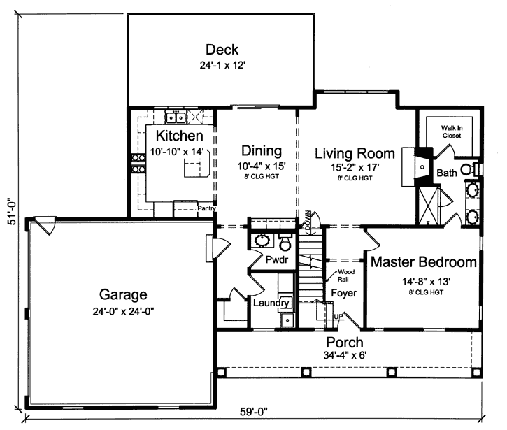 Main Floor Plan: 23-519