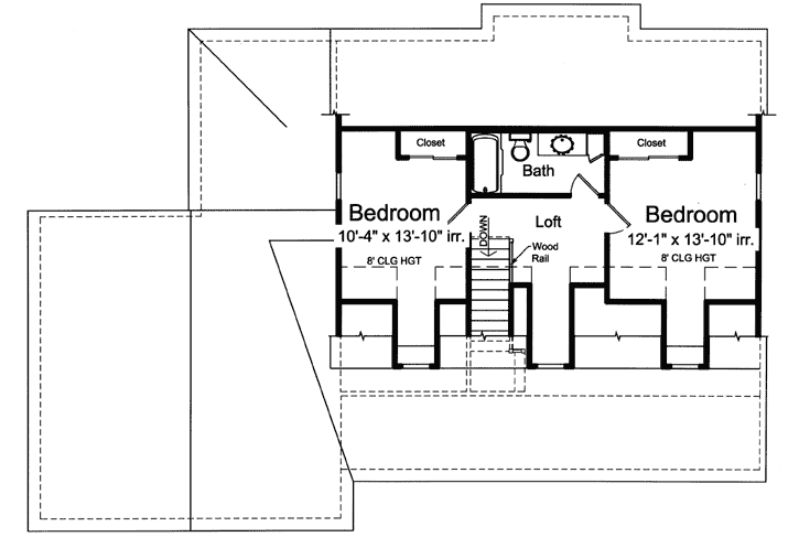 Upper/Second Floor Plan: 23-519