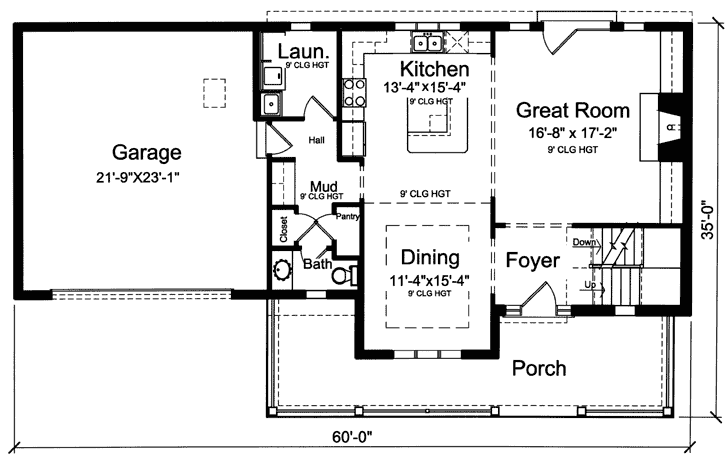 Main Floor Plan: 23-523