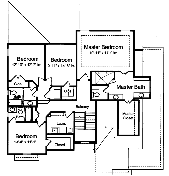 Upper/Second Floor Plan: 23-524