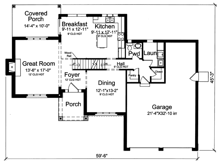 Main Floor Plan: 23-530