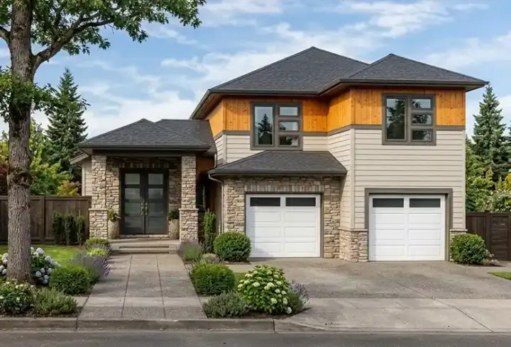 Contemporary house plans 23-532 - front exterior, 1,883 sq ft, 3 bed, 2 bath house plans | Monster House Plans