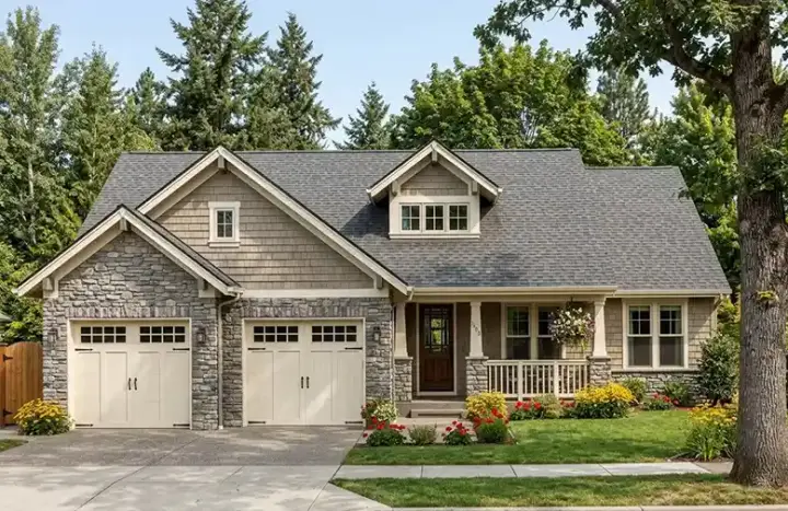 Country house plans 23-537 - front exterior, 1,818 sq ft, 3 bed, 2 bath house plans | Monster House Plans