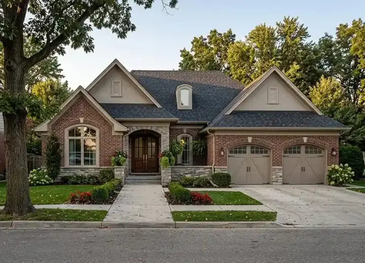 Traditional house plans 23-563 - front exterior, 2,554 sq ft, 3 bed, 2 bath house plans | Monster House Plans