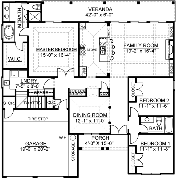 Main Floor Plan: 24-103