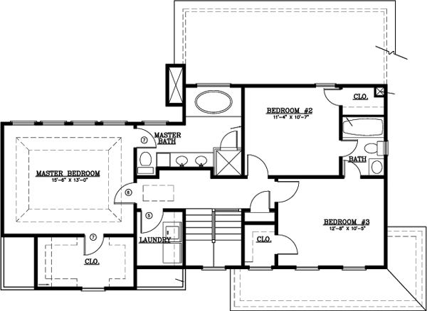 Upper/Second Floor Plan: 24-104