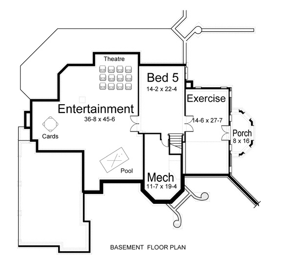 Lower Floor Plan: 24-105