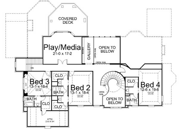 Upper/Second Floor Plan: 24-107