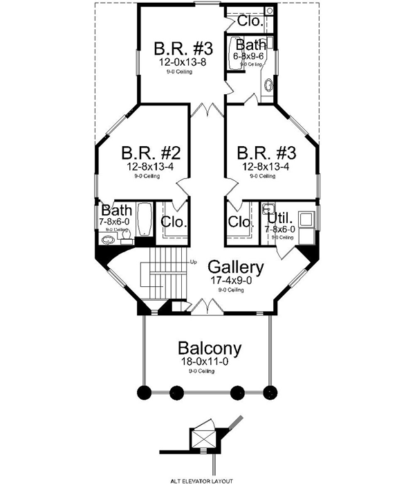 Upper/Second Floor Plan: 24-111