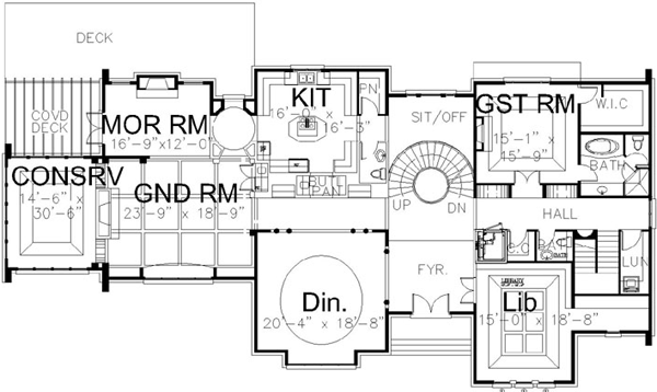 Main Floor Plan: 24-113