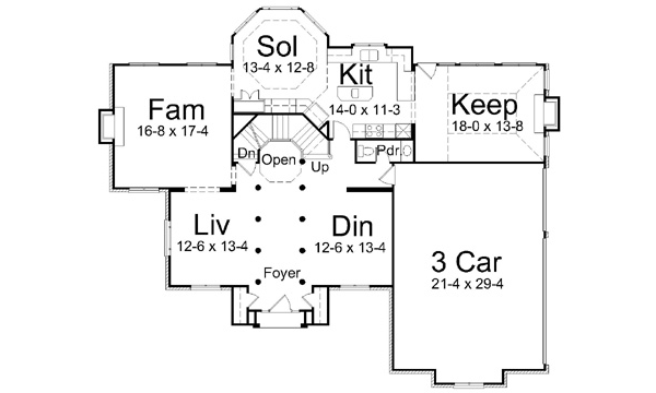 Main Floor Plan: 24-124