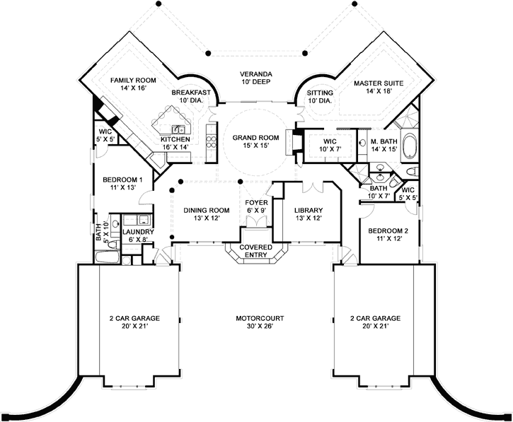 Main Floor Plan: 24-135