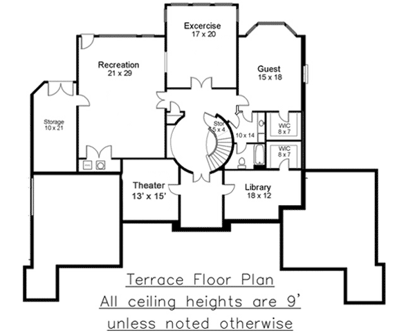 Lower Floor Plan: 24-138
