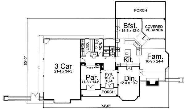 Main Floor Plan: 24-141