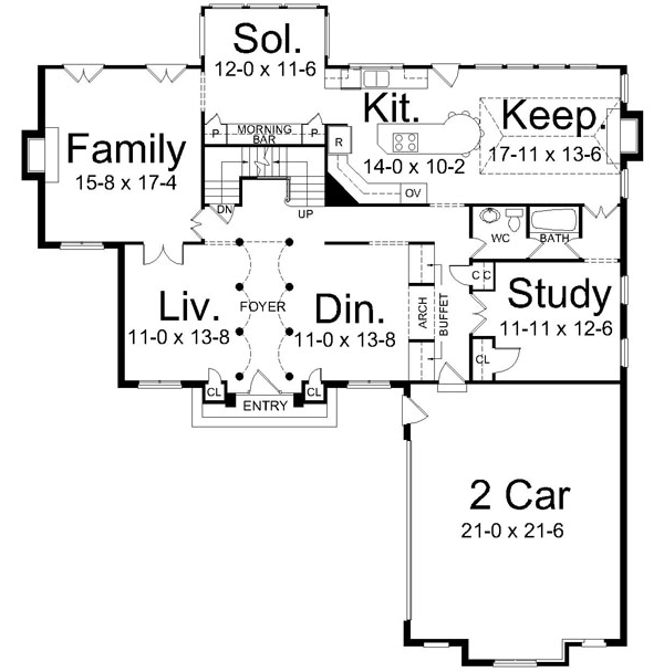 Main Floor Plan: 24-142