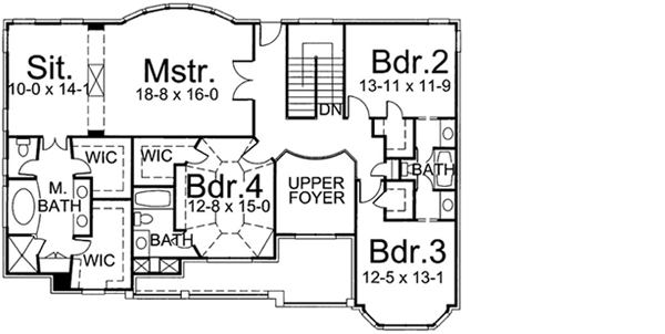 Upper/Second Floor Plan: 24-144