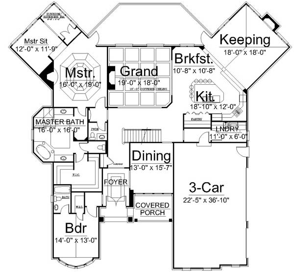 Main Floor Plan: 24-145