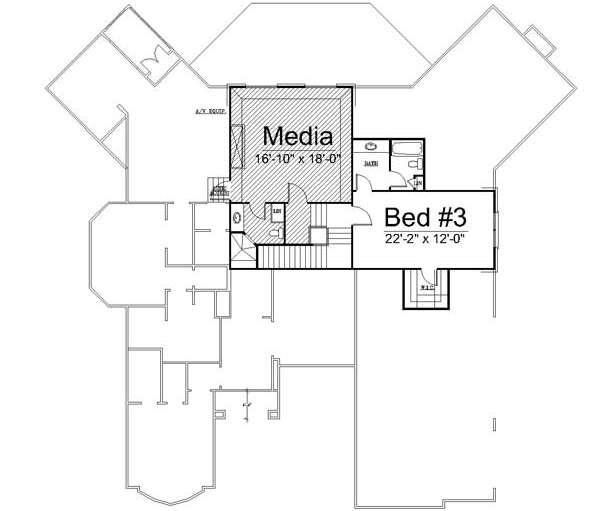 Upper/Second Floor Plan: 24-145