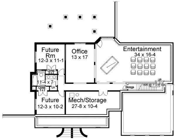 Lower Floor Plan: 24-150