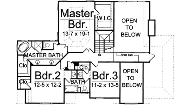 Upper/Second Floor Plan: 24-151
