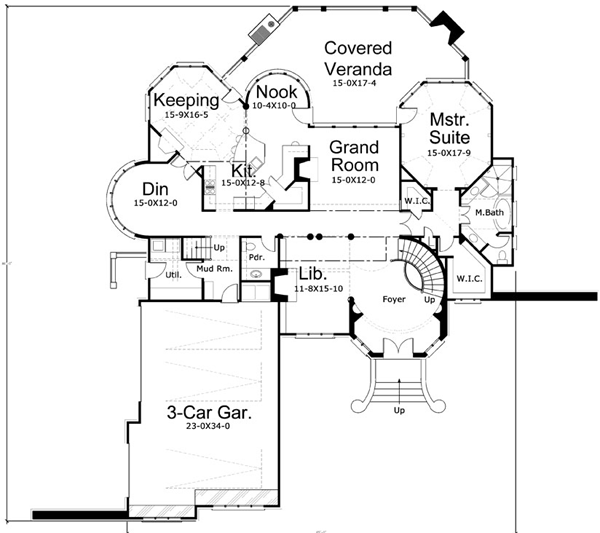 Main Floor Plan: 24-154