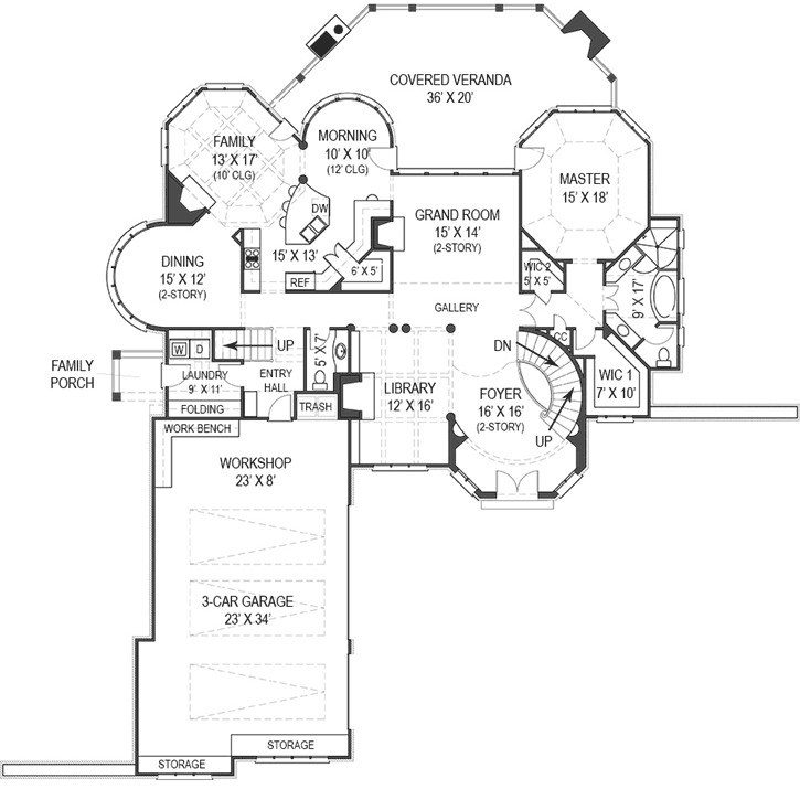 Main Floor Plan: 24-155