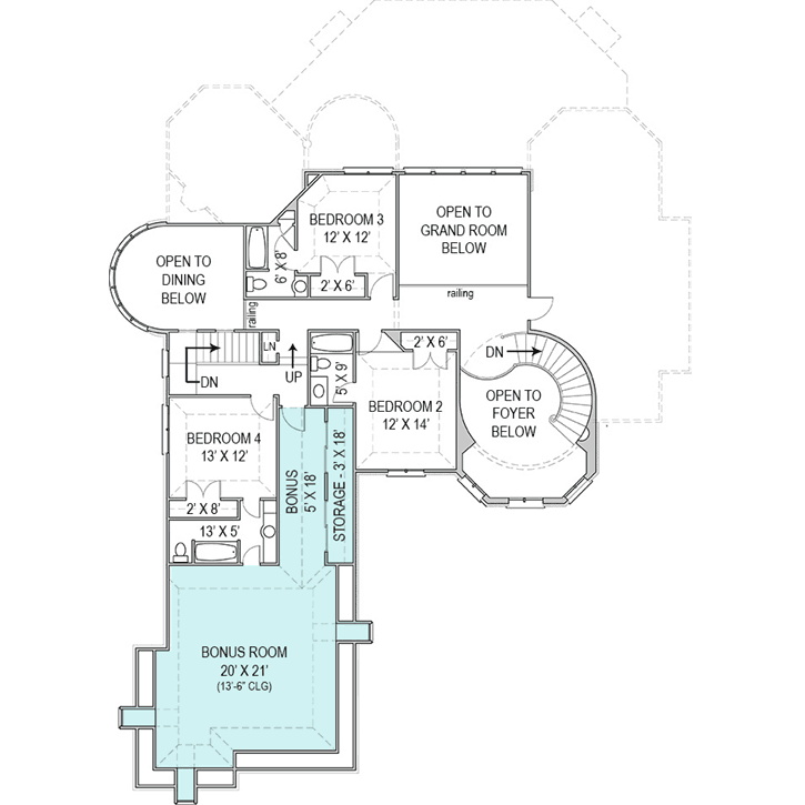 Upper/Second Floor Plan:24-155