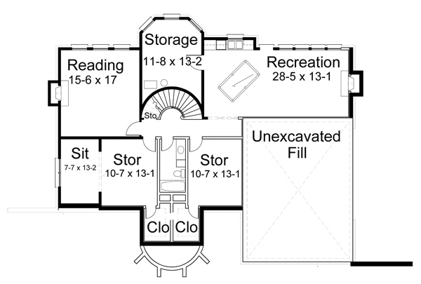 Lower Floor Plan: 24-156