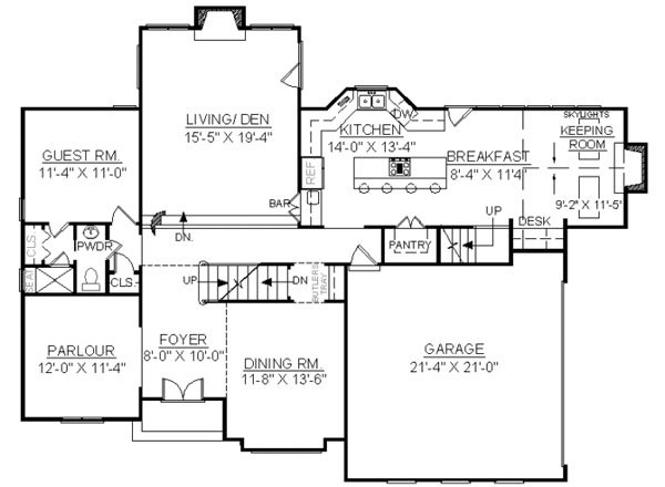 Main Floor Plan: 24-157
