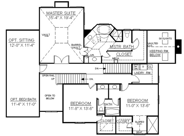 Upper/Second Floor Plan: 24-157