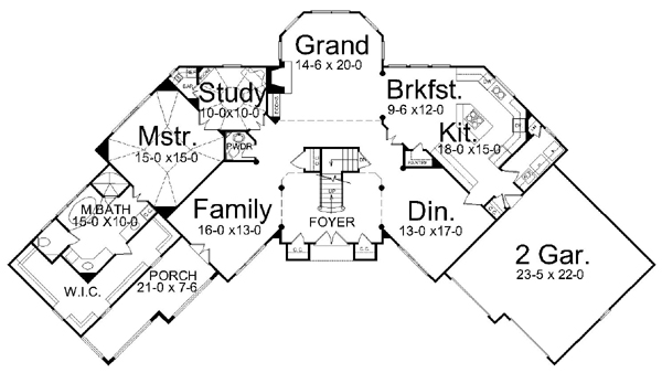 Main Floor Plan: 24-158
