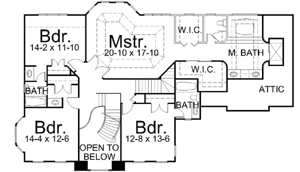 Upper/Second Floor Plan: 24-159
