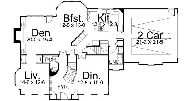 Main Floor Plan: 24-160