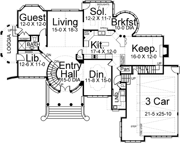 Main Floor Plan: 24-161