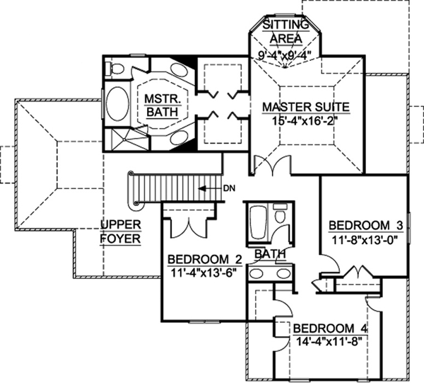 Upper/Second Floor Plan: 24-162